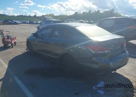 2013 Honda Civic Lx из США, поврежденный, VIN 2HGFB2F52DH565954